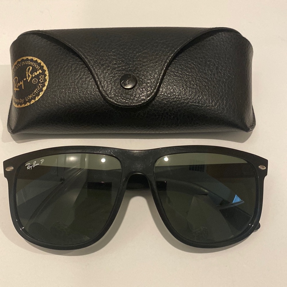 Rayban boyfriend 60mm polarized sunglasses